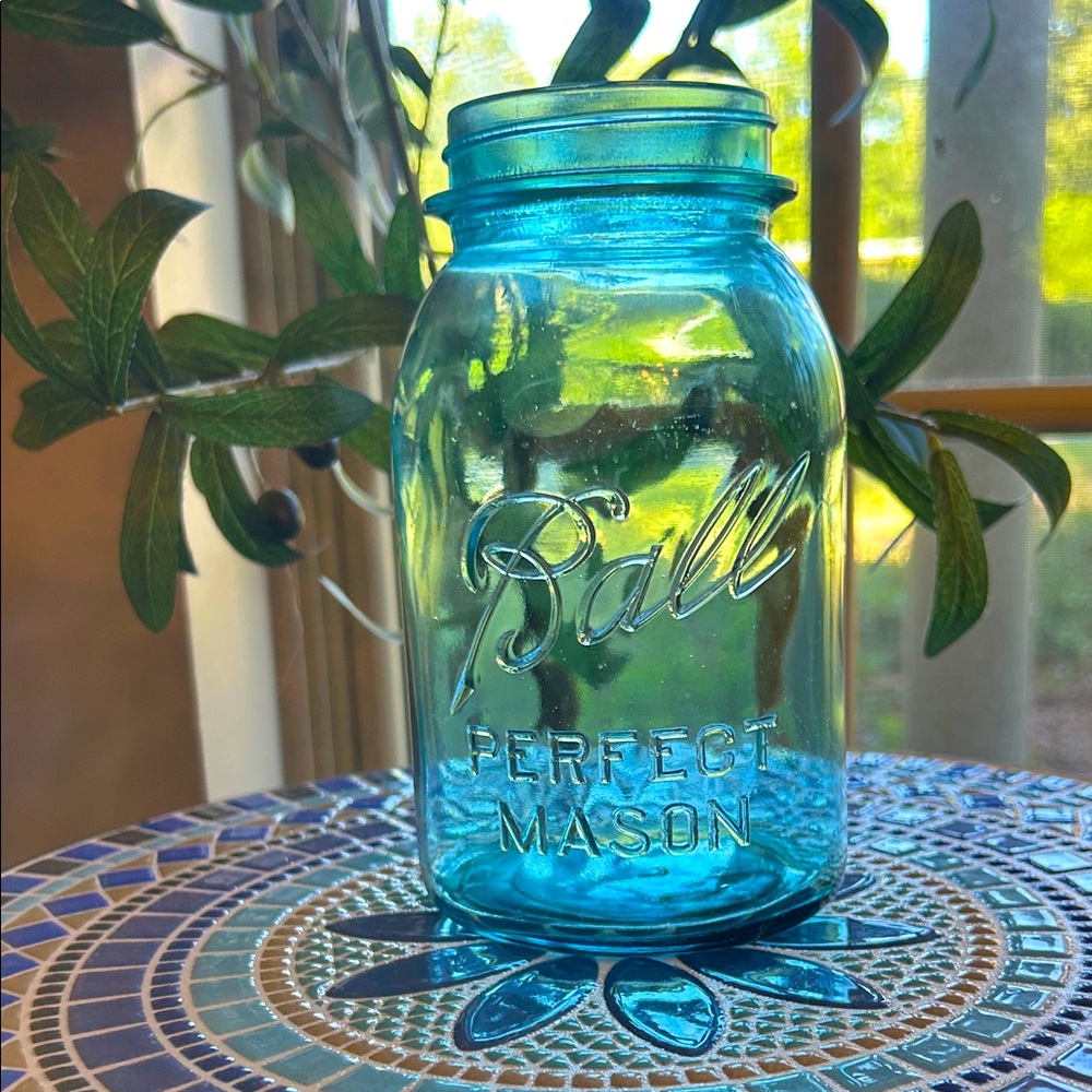 Ball Vintage Blue (1923-1933) Perfect Mason Regular Mouth Quart